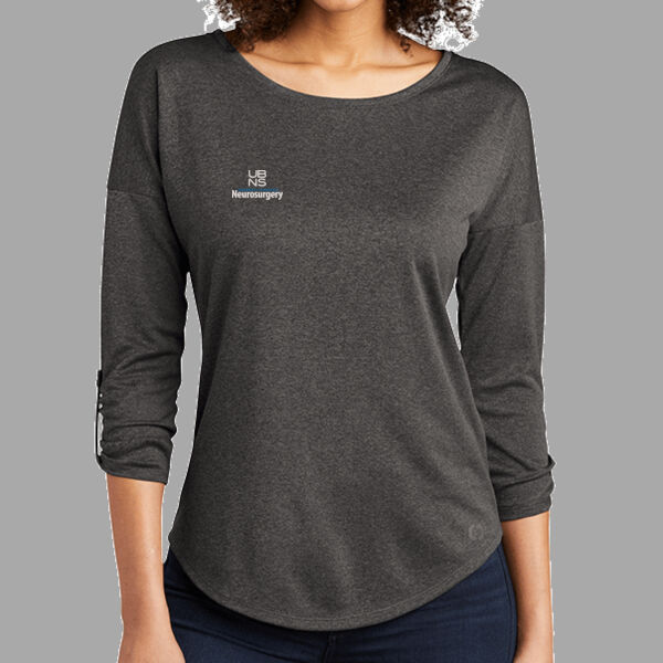 UBNS - Ladies Gravitate Scoop 3/4 Sleeve Thumbnail