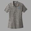 ® Ladies PosiCharge ® Electric Heather Polo Thumbnail