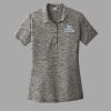 ® Ladies PosiCharge ® Electric Heather Polo Thumbnail